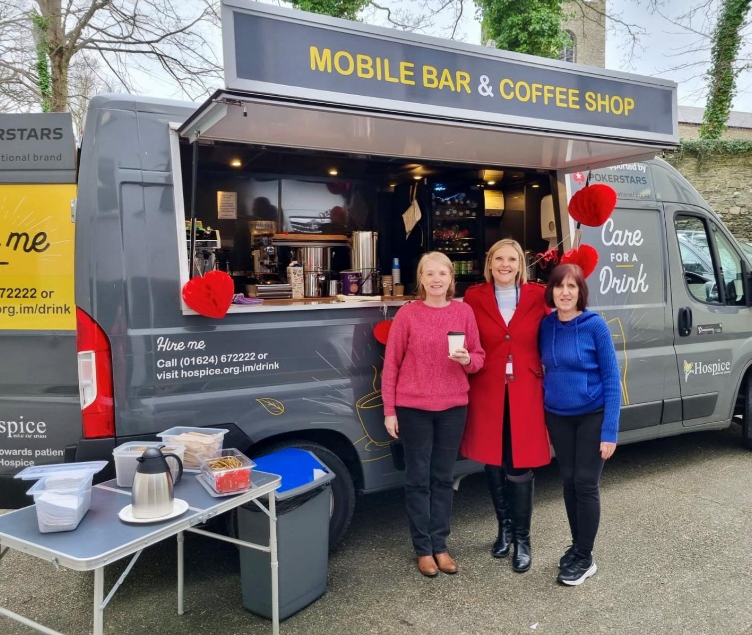 Hospice Care for a Drink coffee van