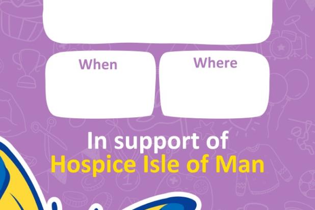 Support fundraising poster for hospice